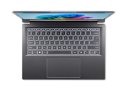acer Aspire 14 AI Copilot+ PC | 14" WUXGA Display | Intel Core Ultra 7 Processor 256V | NPU: Up to 47 Tops - GPU: Up to 64 Tops | Intel ARC 140V | 16GB LPDDR5X | 1TB SSD | Wi-Fi 6E | A14-52M-72S0