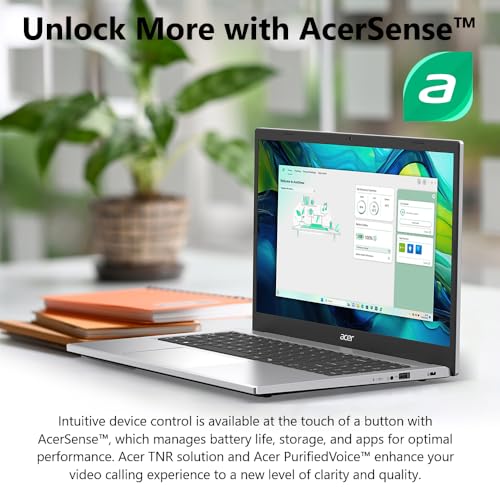 acer Aspire 14 AI Copilot+ PC | 14" WUXGA Display | Intel Core Ultra 7 Processor 256V | NPU: Up to 47 Tops - GPU: Up to 64 Tops | Intel ARC 140V | 16GB LPDDR5X | 1TB SSD | Wi-Fi 6E | A14-52M-72S0