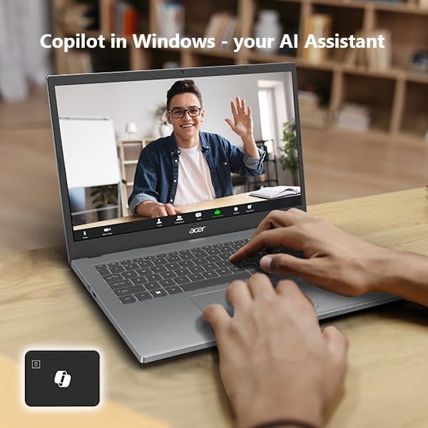 acer Aspire 14 AI Copilot+ PC | 14" WUXGA Display | Intel Core Ultra 7 Processor 256V | NPU: Up to 47 Tops - GPU: Up to 64 Tops | Intel ARC 140V | 16GB LPDDR5X | 1TB SSD | Wi-Fi 6E | A14-52M-72S0