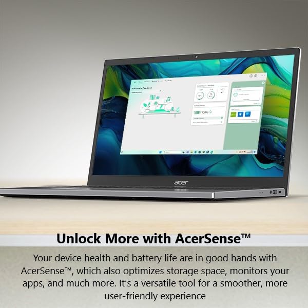 acer Aspire 14 AI Copilot+ PC | 14" WUXGA Display | Intel Core Ultra 7 Processor 256V | NPU: Up to 47 Tops - GPU: Up to 64 Tops | Intel ARC 140V | 16GB LPDDR5X | 1TB SSD | Wi-Fi 6E | A14-52M-72S0