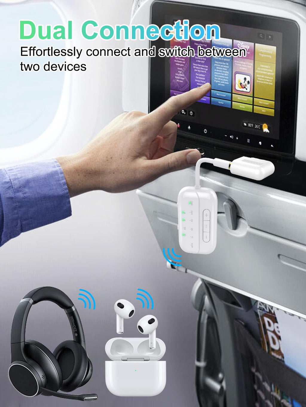 Beeitzie Pro Bluetooth 5.4 Transmitter Receiver