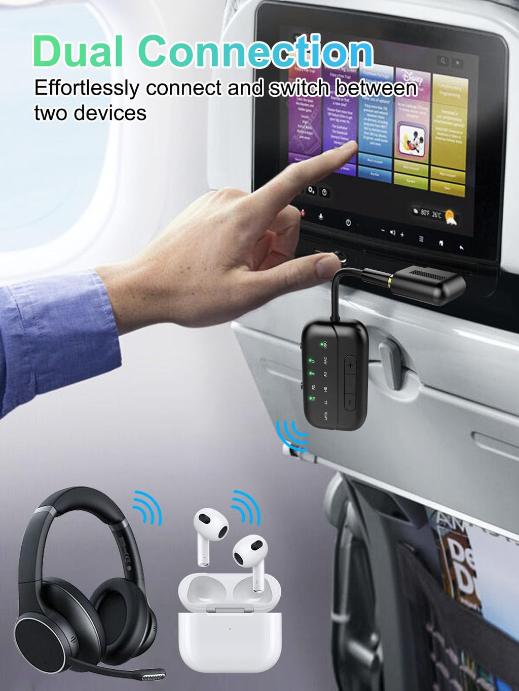 Beeitzie Pro Bluetooth 5.4 Transmitter Receiver